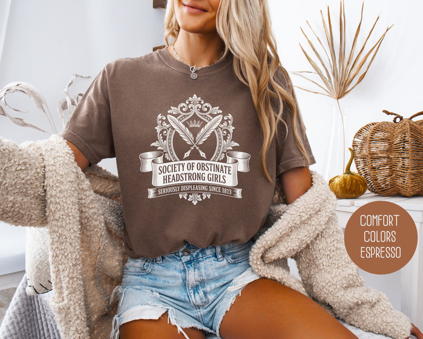 Society of Obstinate Headstrong Girls Comfort Colors Shirt T-Shirt  CreativeSpecialTs