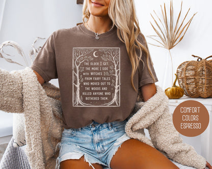 Side with Witches from Fairy Tales Comfort Colors Shirt T-Shirt  CreativeSpecialTs