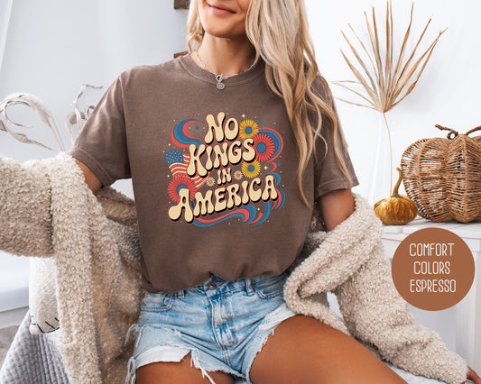 No Kings in America Comfort Colors Shirt