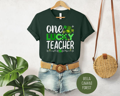 One Lucky Teacher St Patrick's Day Shirt