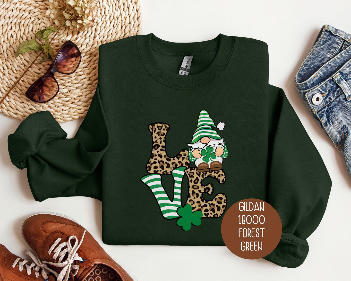 Lucky Love Gnome Sweatshirt