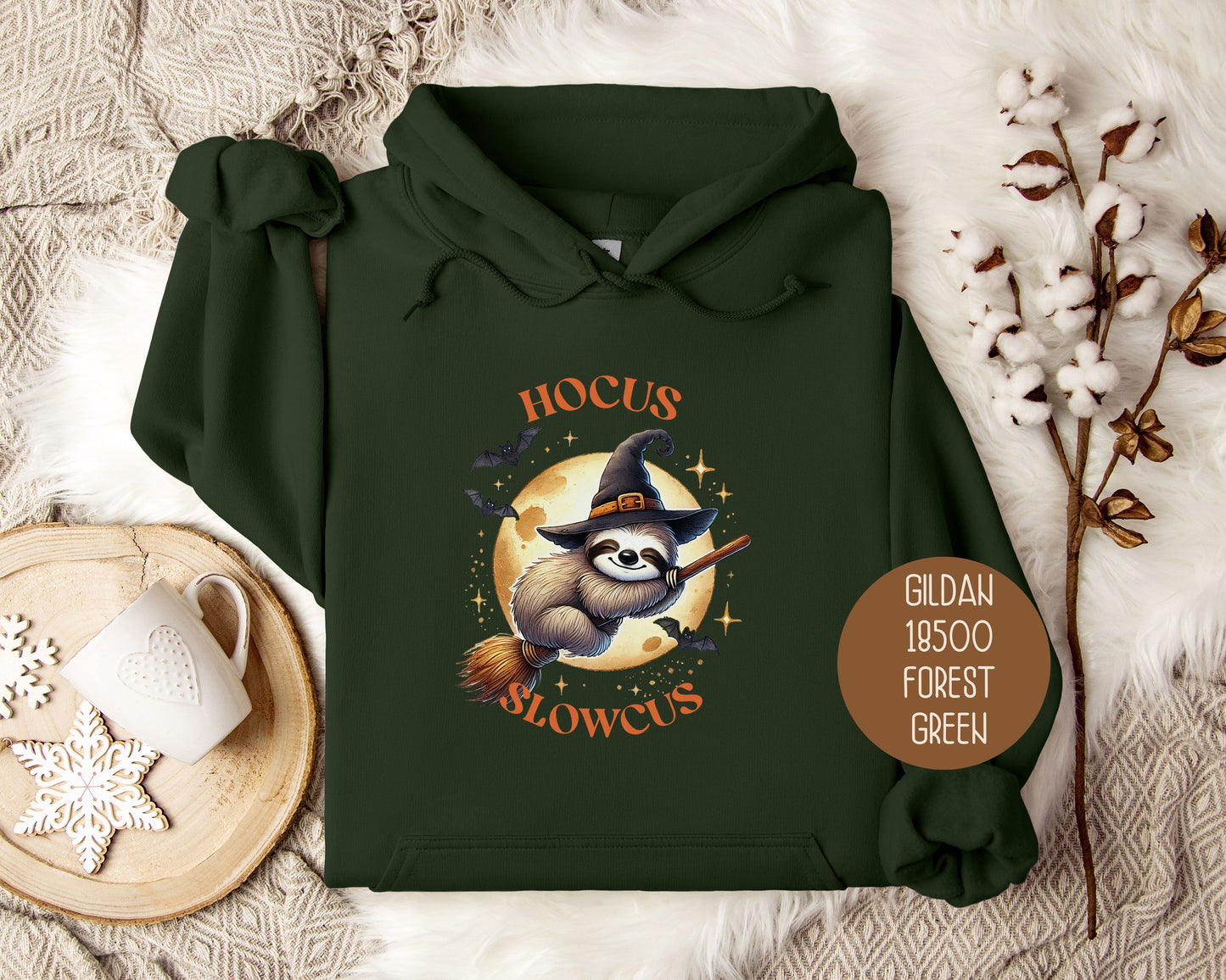 Hocus Slocus Sloth Halloween Hoodie