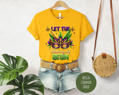 Let the Shenanigans Begin Mardi Gras Shirt