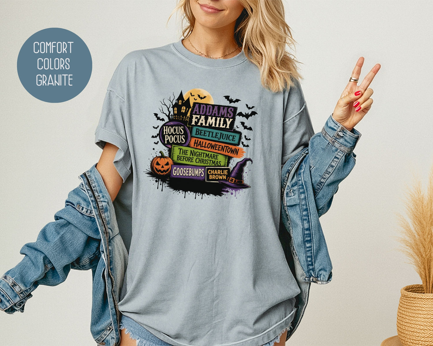 Halloween Movies Comfort Colors Shirt T-Shirt  CreativeSpecialTs
