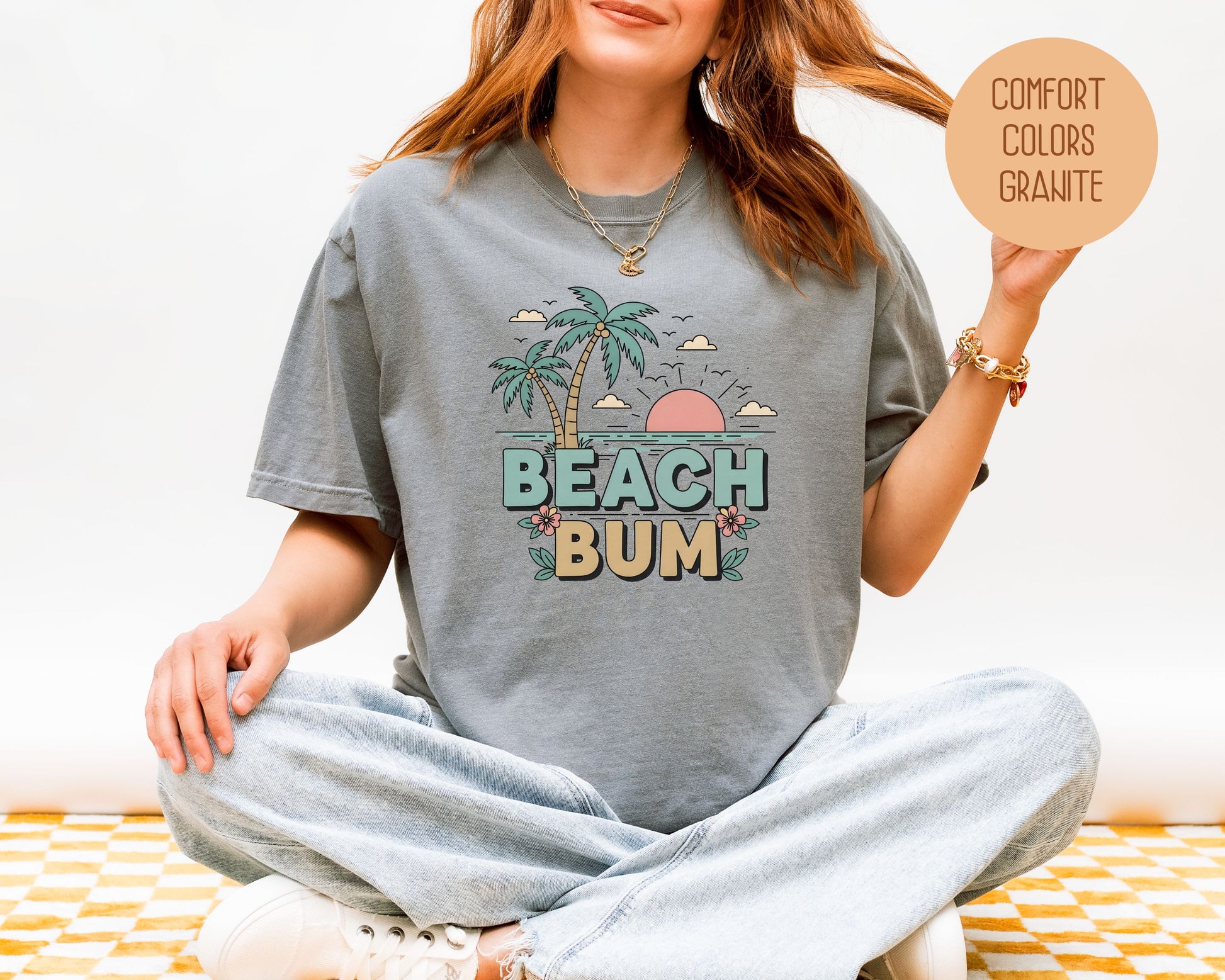 Beach Bum Comfort Colors Shirt T-Shirt  CreativeSpecialTs