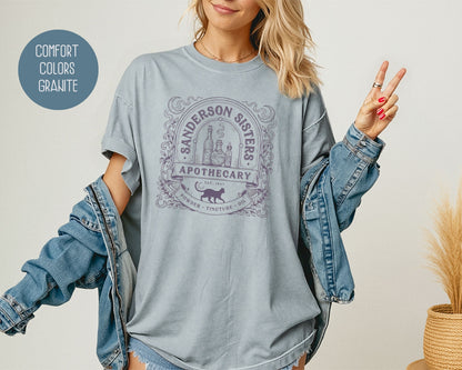 Sanderson Sisters Apothecary Comfort Colors Shirt T-Shirt  CreativeSpecialTs