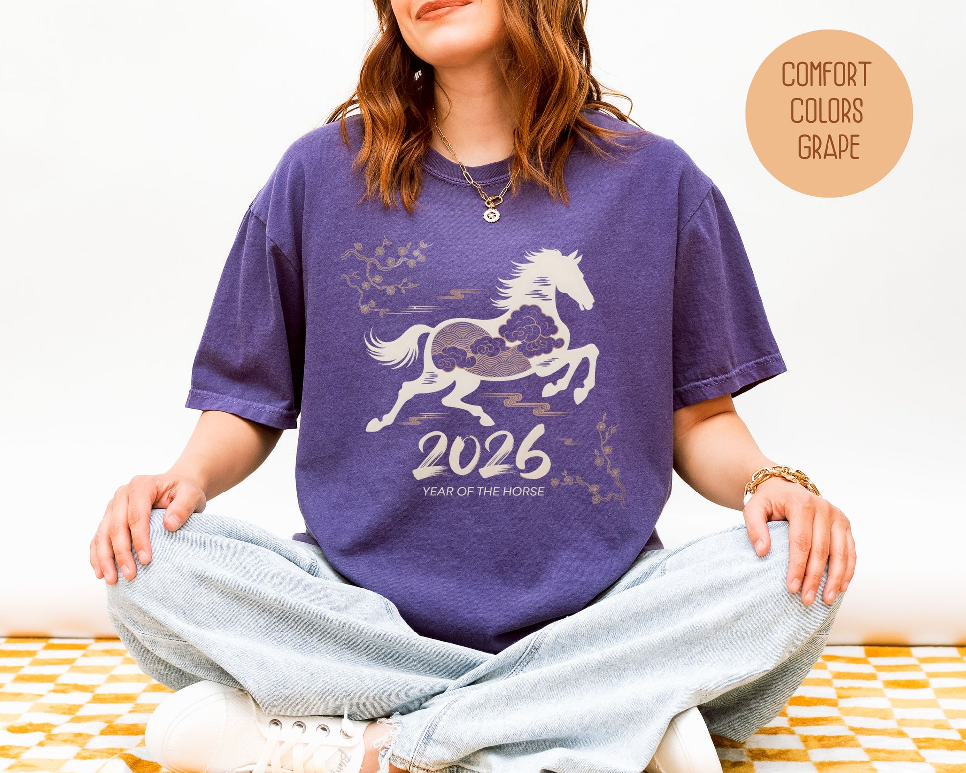 Chinese New Year 2026 Year of the Horse Comfort Colors Shirt T-Shirt  CreativeSpecialTs