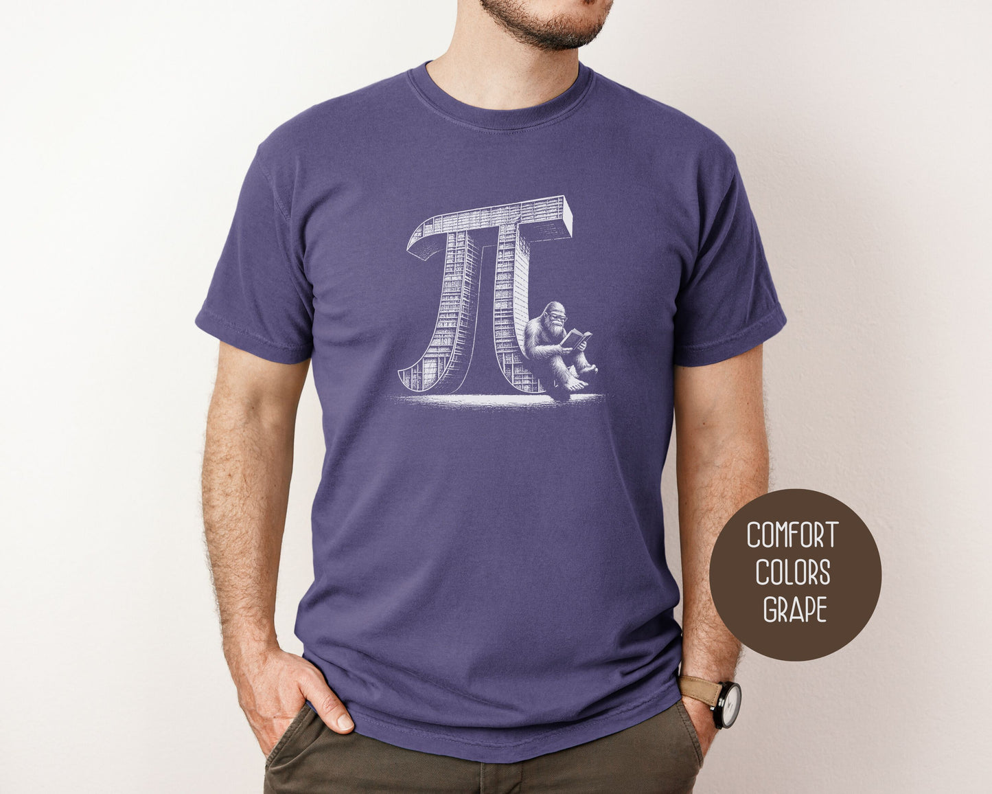 Pi Day Bigfoot Shirt T-Shirt  CreativeSpecialTs
