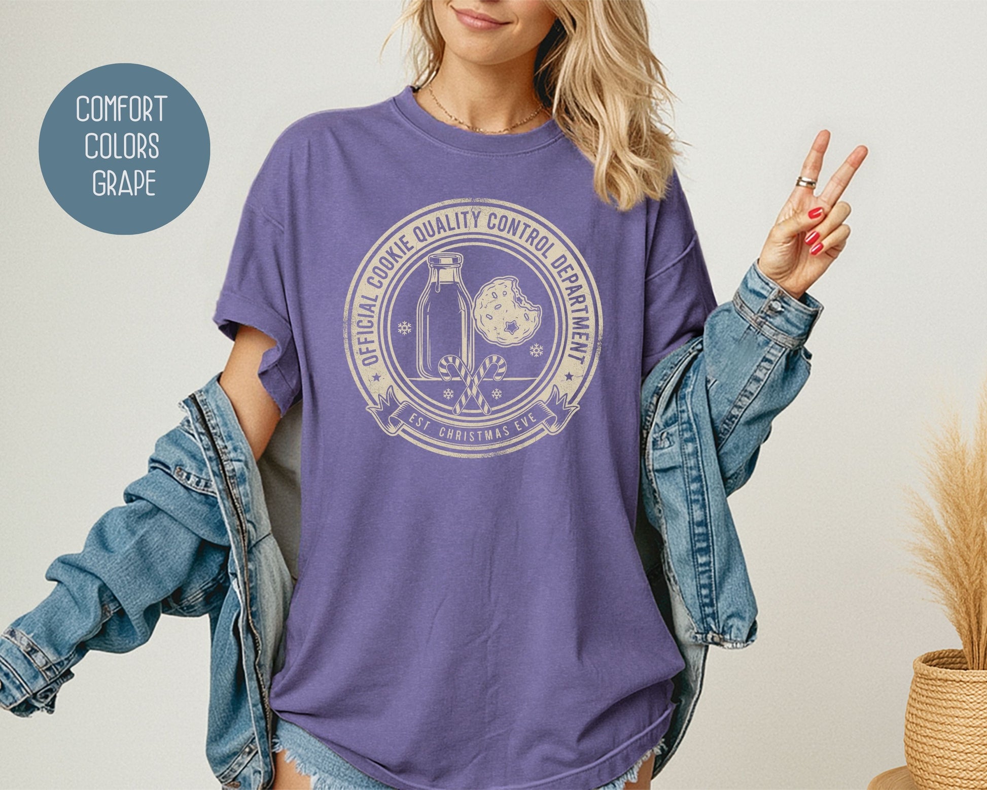 Official Cookie Quality Control Department Comfort Colors Shirt T-Shirt  CreativeSpecialTs