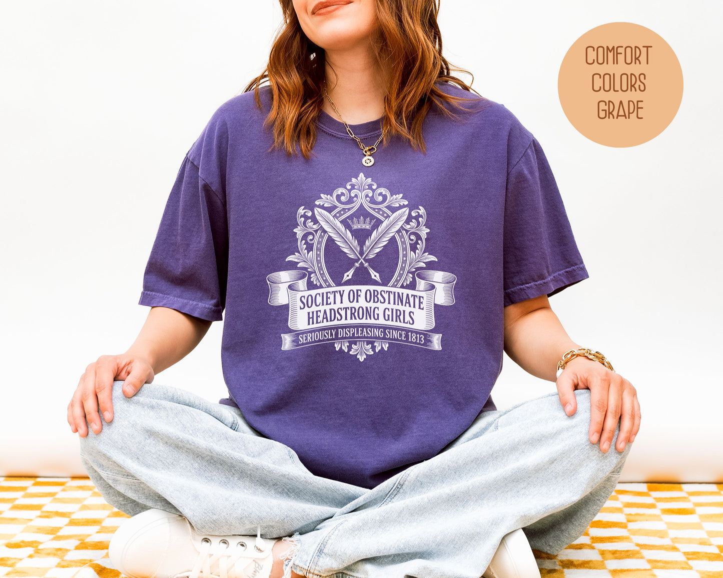 Society of Obstinate Headstrong Girls Comfort Colors Shirt T-Shirt  CreativeSpecialTs
