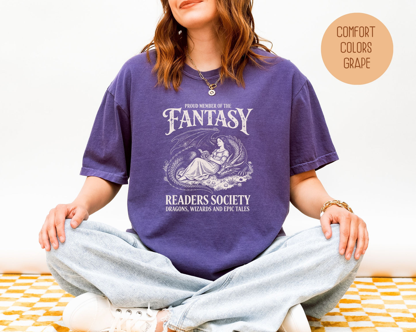 Proud Member of the Fantasy Readers Society Comfort Colors Shirt T-Shirt  CreativeSpecialTs