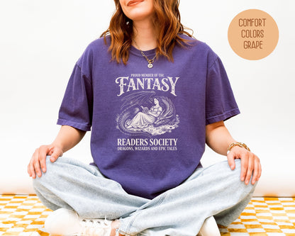 Proud Member of the Fantasy Readers Society Comfort Colors Shirt T-Shirt  CreativeSpecialTs