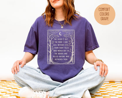 Side with Witches from Fairy Tales Comfort Colors Shirt T-Shirt  CreativeSpecialTs