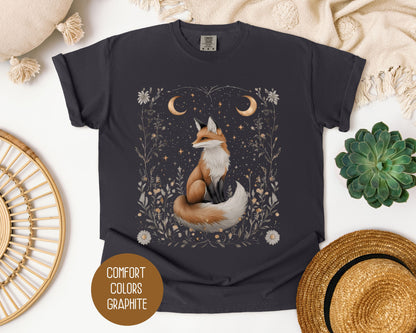 Celestial Cottagecore Fox Shirt