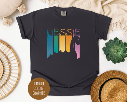 Retro Nessie Rainbow Shirt