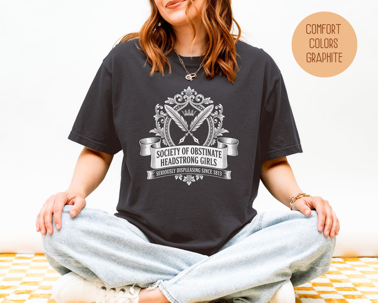 Society of Obstinate Headstrong Girls Comfort Colors Shirt T-Shirt  CreativeSpecialTs