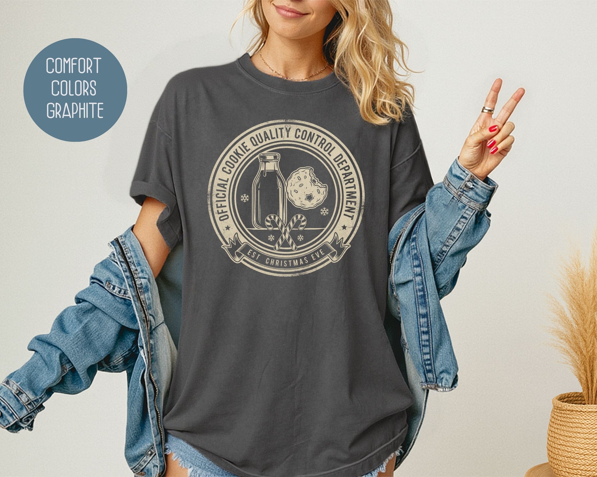 Official Cookie Quality Control Department Comfort Colors Shirt T-Shirt  CreativeSpecialTs