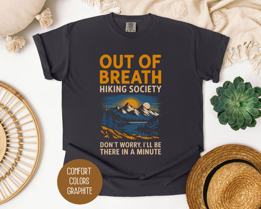 Out of Breath Hiking Society Shirt