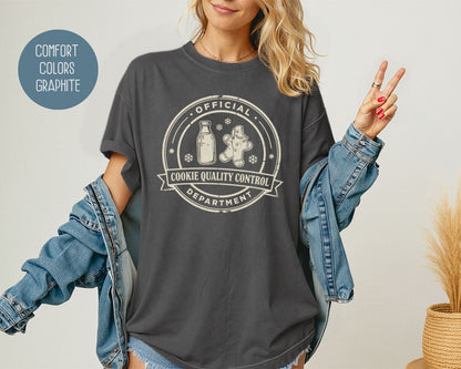 Official Cookie Quality Control Department Comfort Colors Shirt T-Shirt  CreativeSpecialTs
