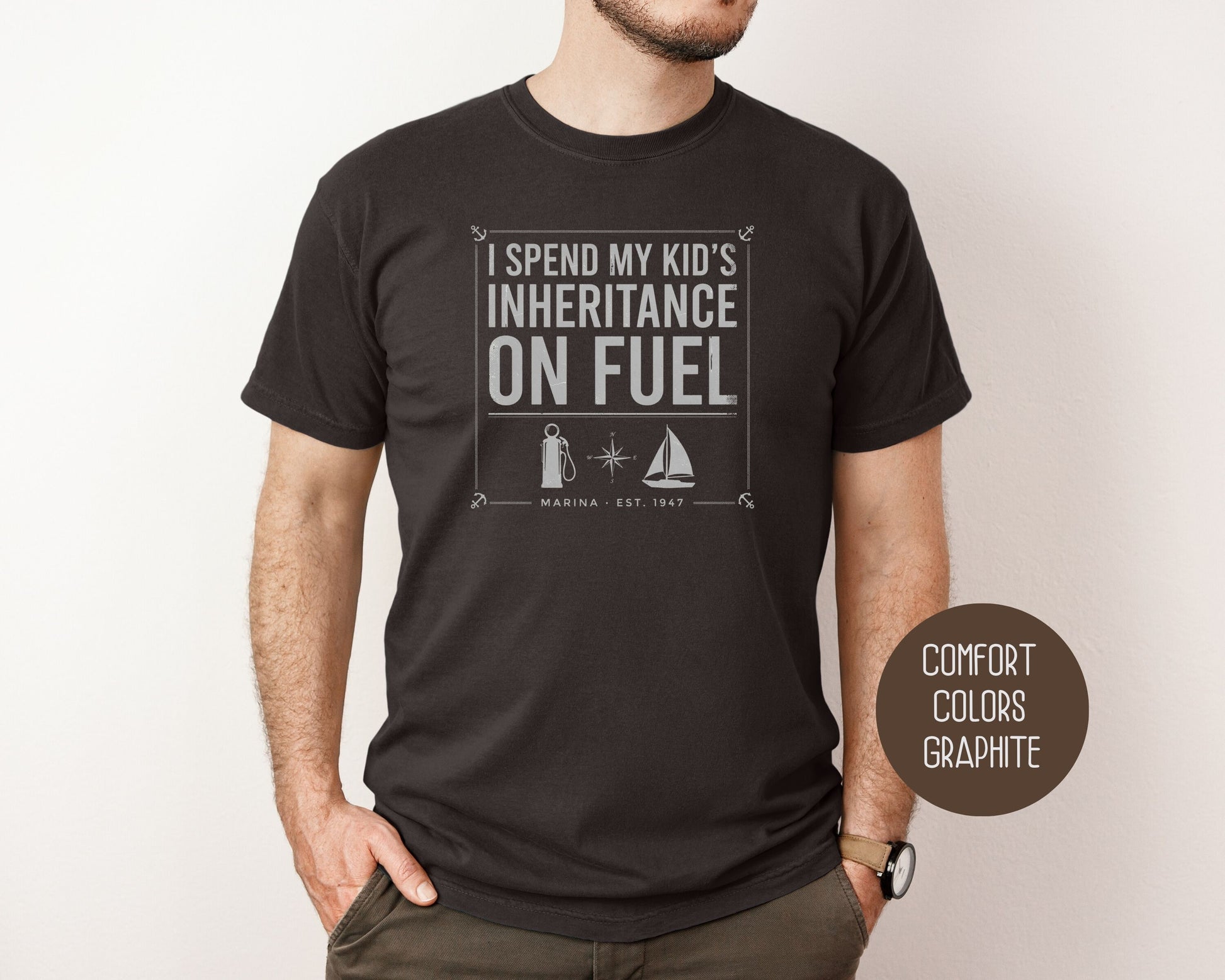 I Spend My Kids Inheritance on Fuel Comfort Colors Shirt T-Shirt  CreativeSpecialTs