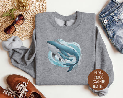 Cute Whale Animal Baby Sweatshirt