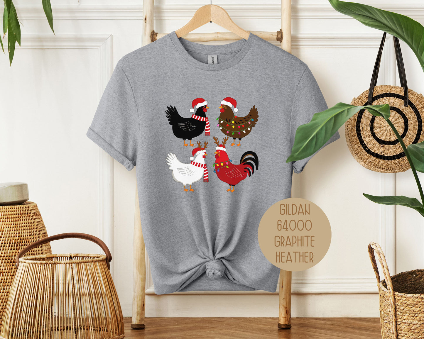 Cute Chickens Christmas Shirt