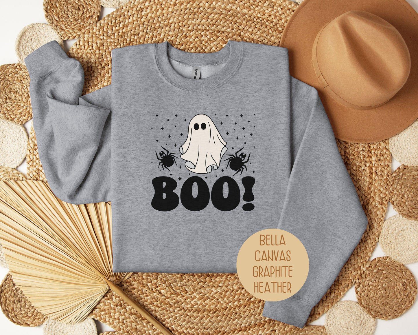 Ghost Boo Spiders Sweatshirt