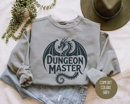 Dungeon Master Comfort Colors Sweatshirt Sweatshirt  CreativeSpecialTs