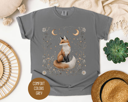 Celestial Cottagecore Fox Shirt