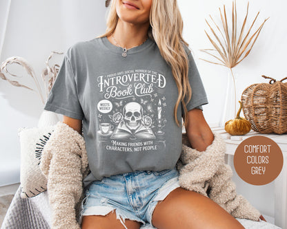 Anti-Social Member of Introverted Book Club Comfort Colors Shirt