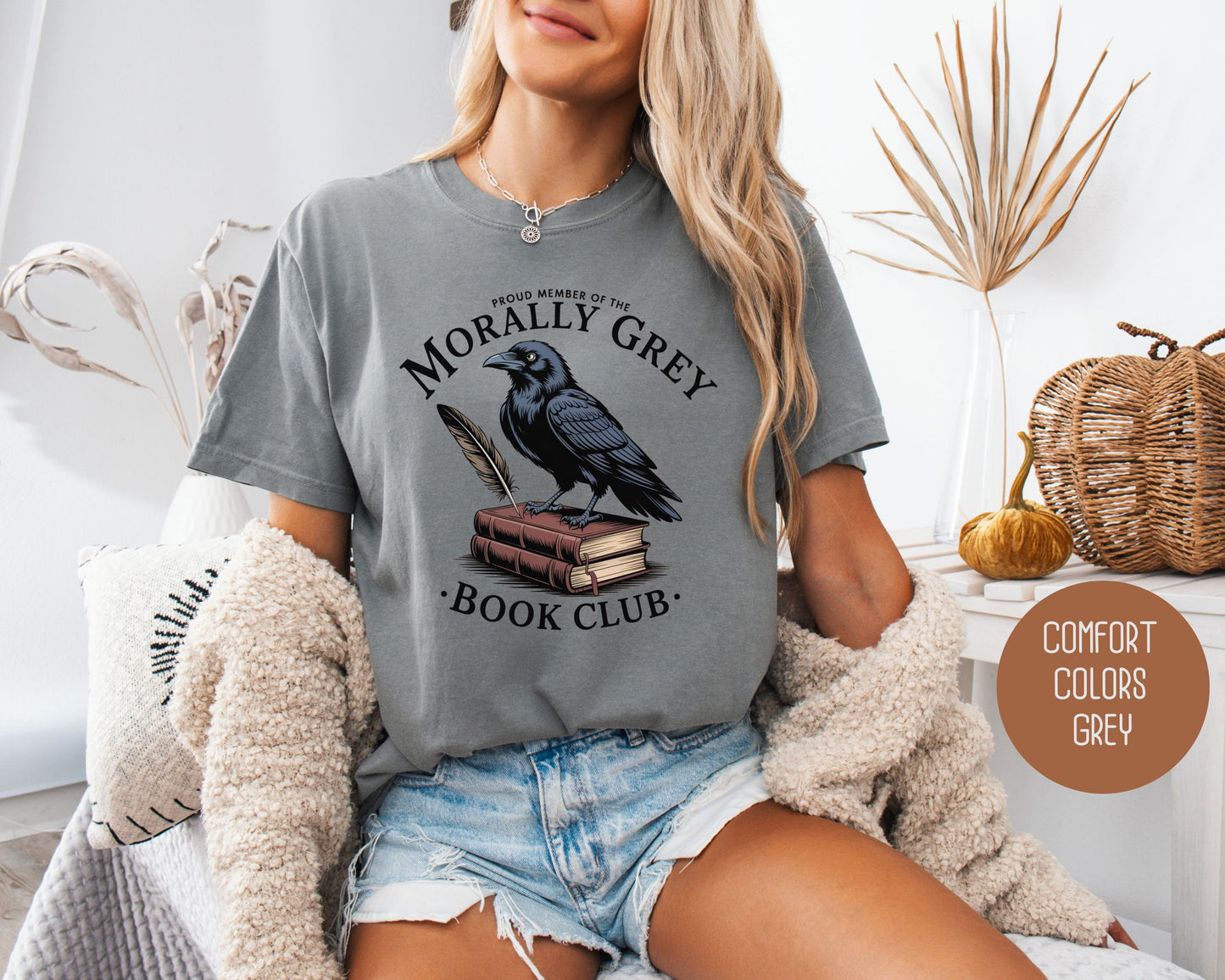 Morally Grey Book Club Comfort Colors Shirt