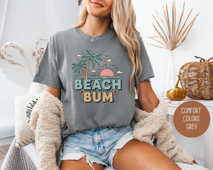 Beach Bum Comfort Colors Shirt T-Shirt  CreativeSpecialTs