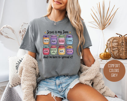 Jesus is My Jam Comfort Colors Shirt