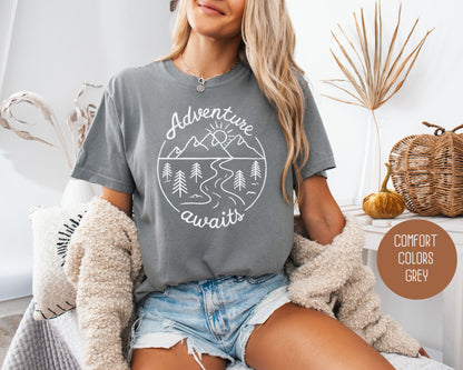 Adventure Awaits Comfort Colors Shirt