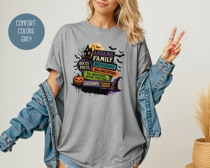 Halloween Movies Comfort Colors Shirt T-Shirt  CreativeSpecialTs