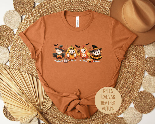 Chickens in Halloween Costumes Shirt