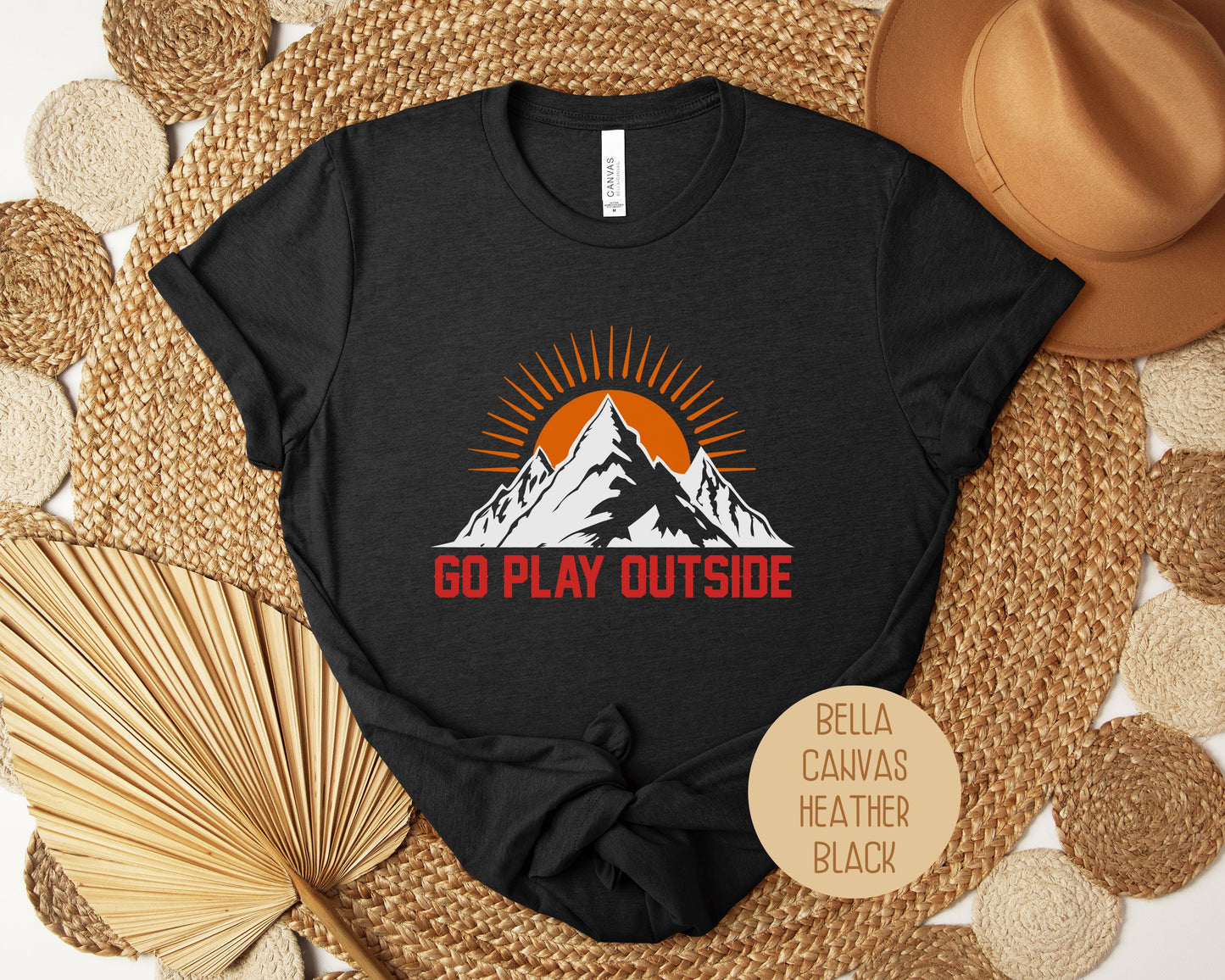 Go Play Outside Outdoor Adventure Travel Shirt