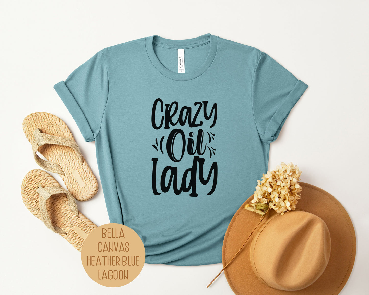 Crazy Oil Lady Essential Oil Lover Shirt