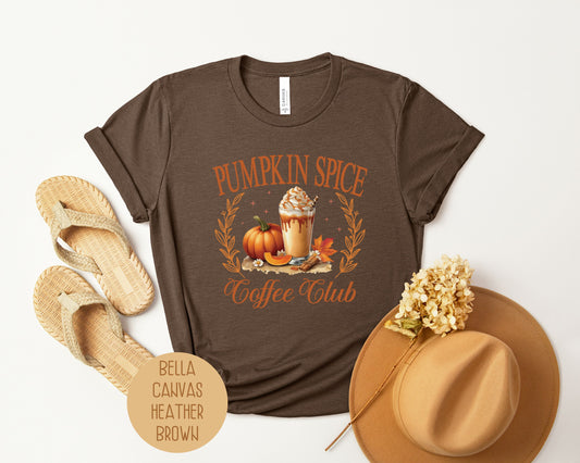 Pumpkin Spice Coffee Club Shirt