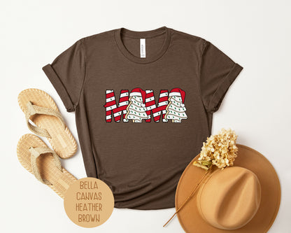 Mama Christmas Tree Cake Holiday Shirt