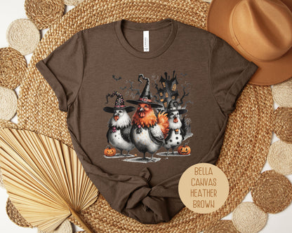 Chicken Witch Halloween Shirt