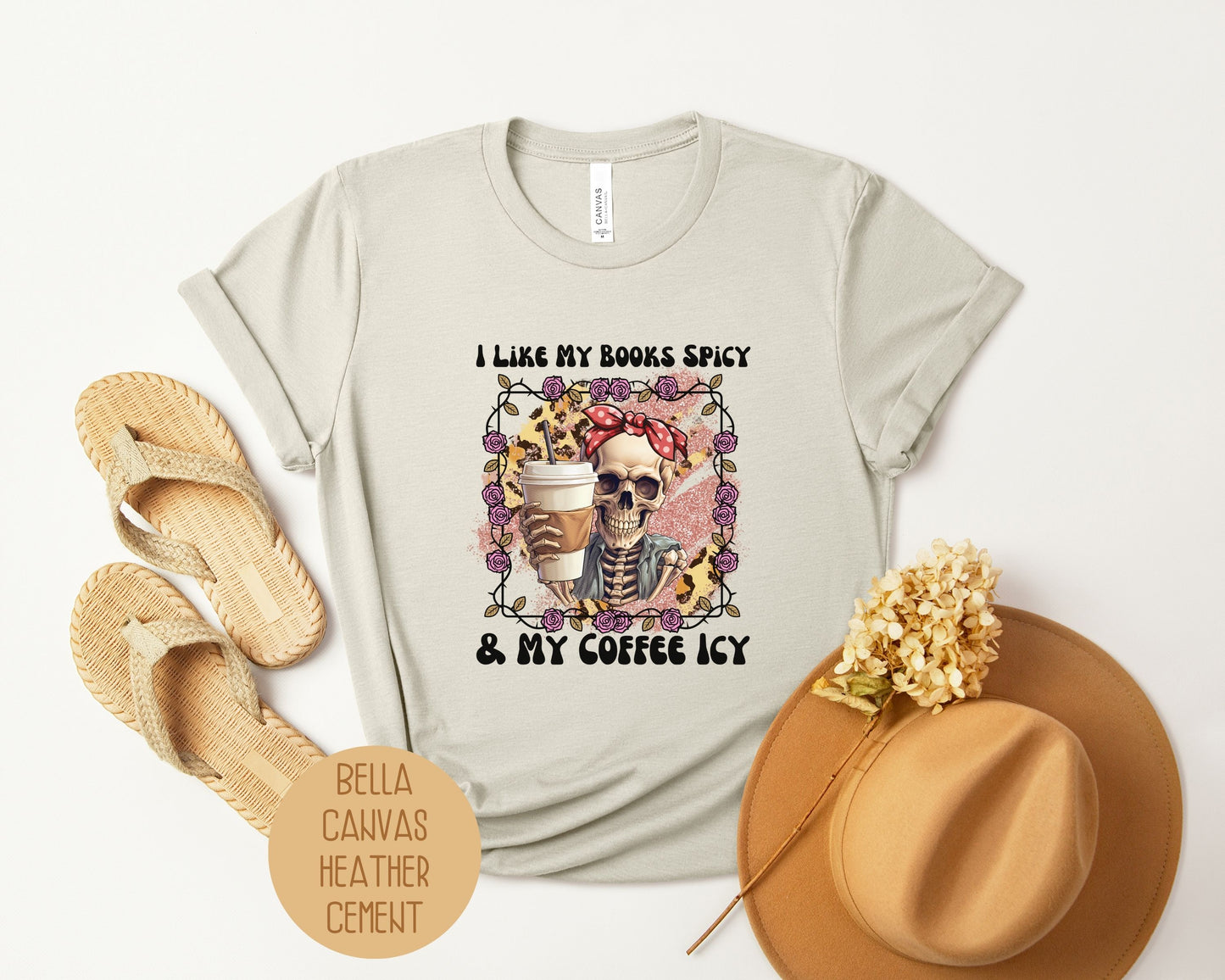 I Like My Books Spicy and My Coffee Icy Shirt