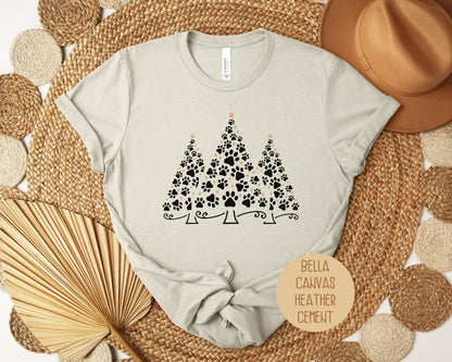 Christmas Paw Tree Shirt