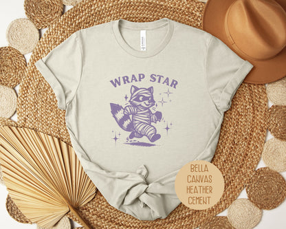 Wrap Star Mummy Raccoon Shirt