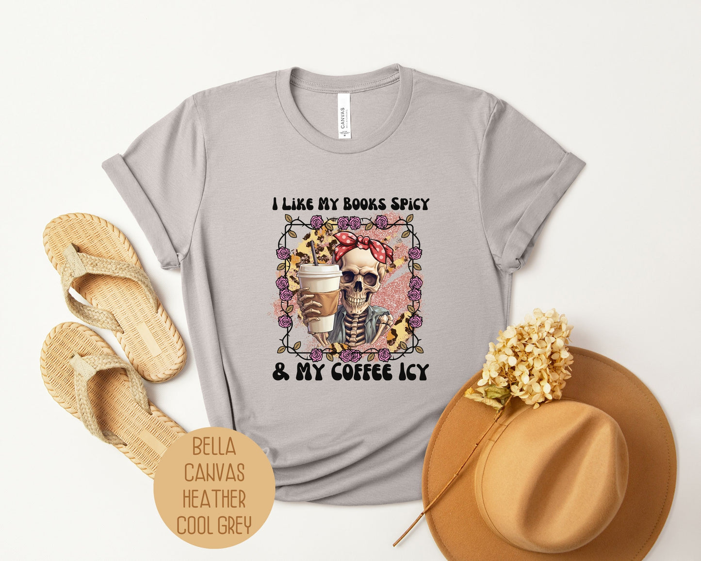 I Like My Books Spicy and My Coffee Icy Shirt