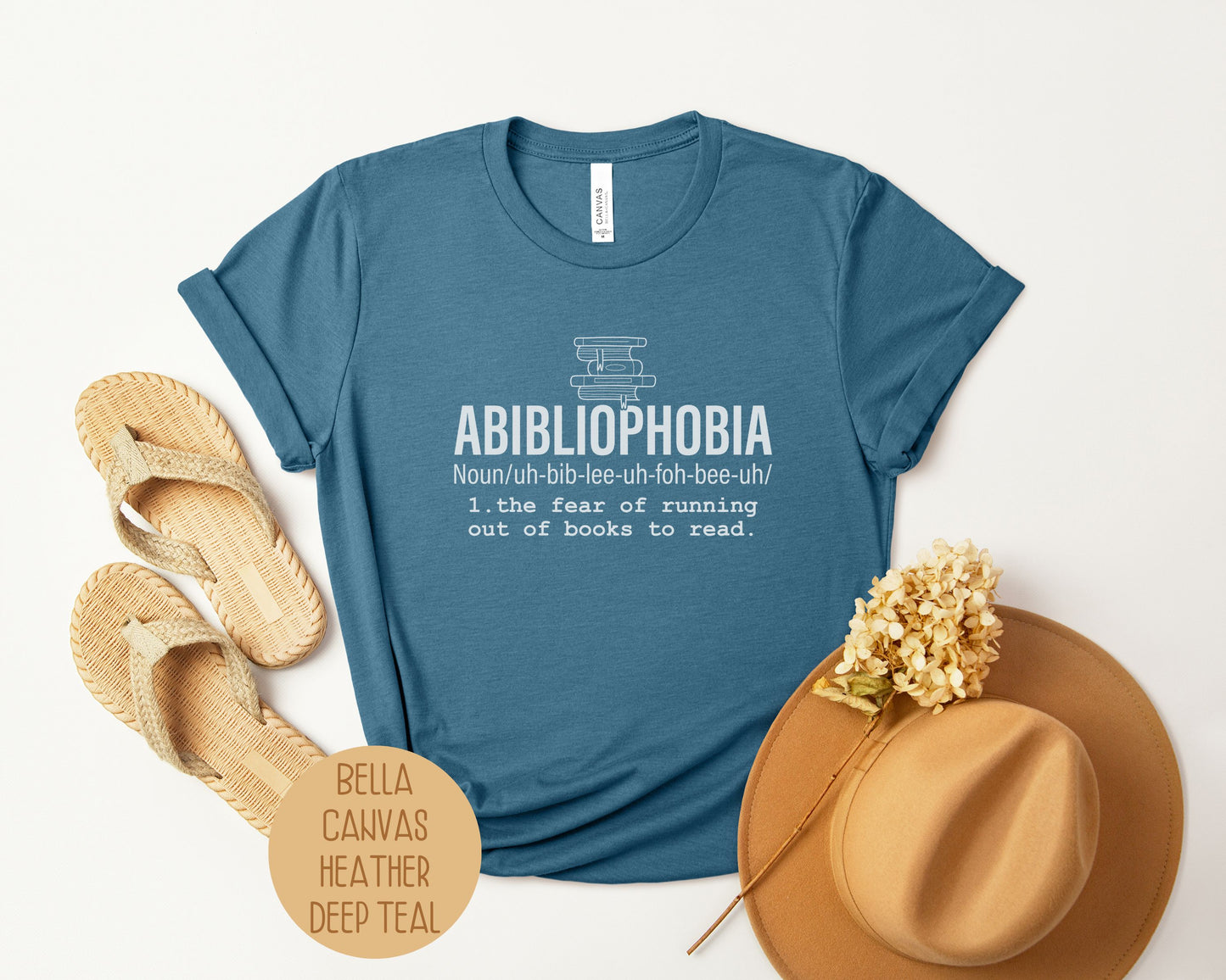 Abibliophobia Definition Shirt