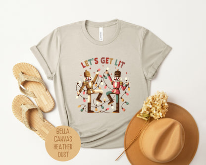 Let's Get Lit Nutcracker Christmas Shirt