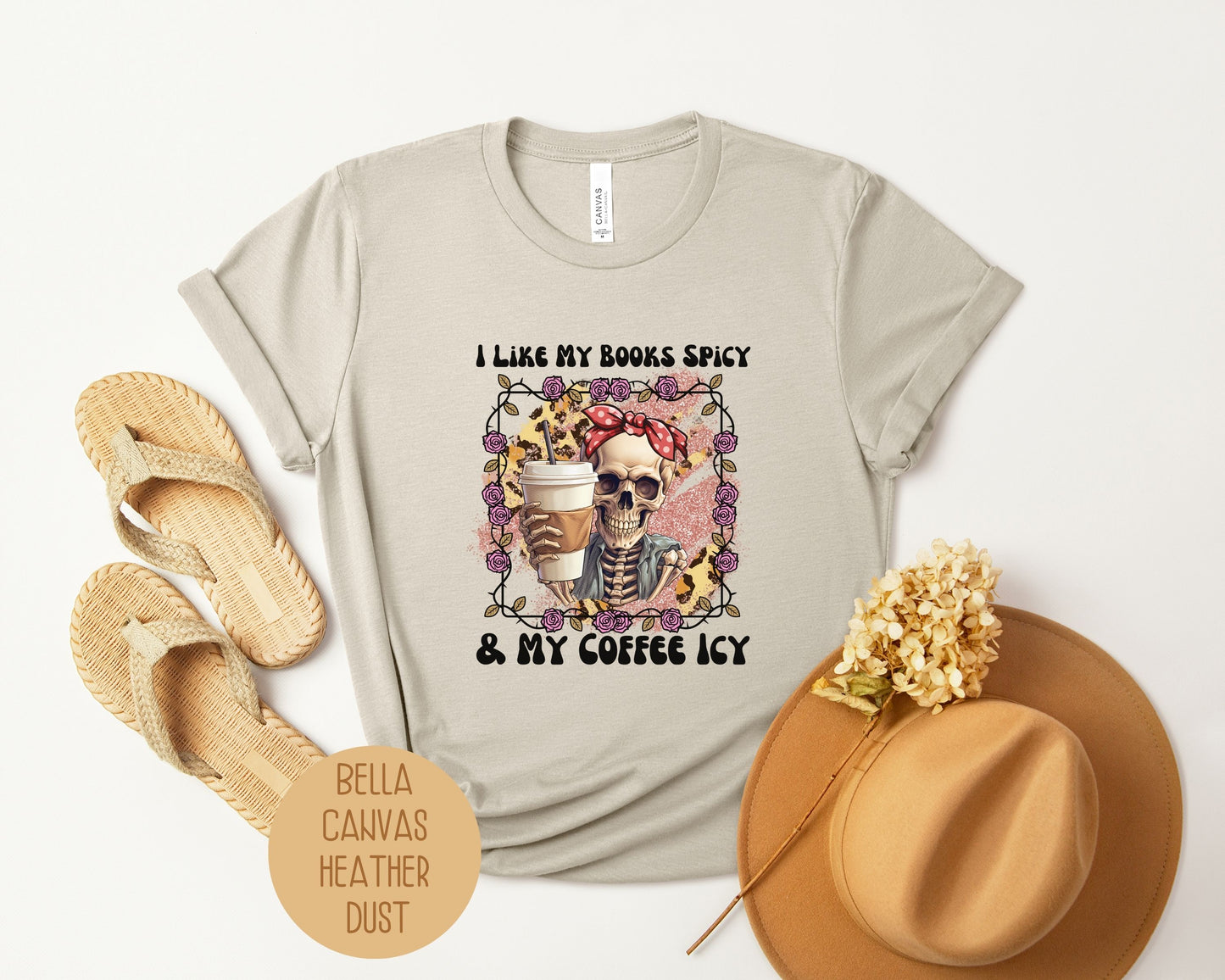 I Like My Books Spicy and My Coffee Icy Shirt