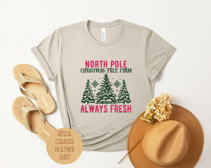 North Pole Christmas Tree Farm Shirt