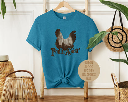 Poultrygeist Chicken Lover Retro Halloween Shirt